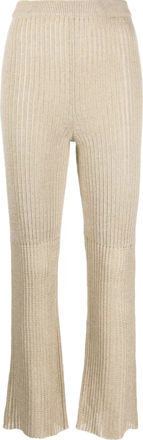 【送料&関税込】Nanushka Cream Felina Pant Nanushka Cream Felina Pant - ShopStyle
