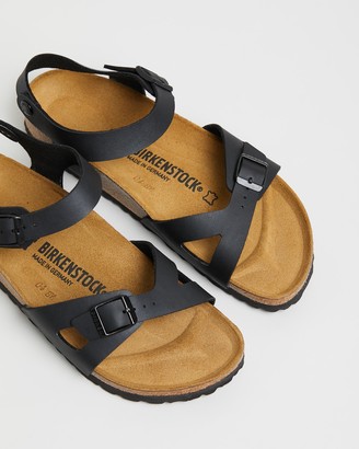 Birkenstock Women's Black Flat Sandals - Womens Rio Birko-Flor Narrow  Sandals - Size 37 at The Iconic - ShopStyle