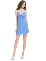 Thumbnail for your product : Alice + Olivia ROE TIE FRONT MINI DRESS