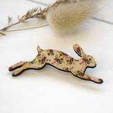 Thumbnail for your product : Lucy Alice Designs Floral Hare Brooch