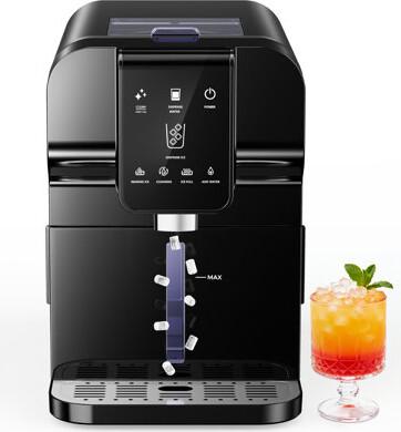 Euhomy Portable Countertop Ice Maker & Water Dispenser , 30Lbs/24Hrs, Auto-Clean Function