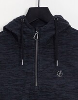 Thumbnail for your product : Dare 2b Obsessed half zip hoodie in black