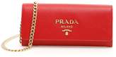 Thumbnail for your product : Prada Saffiano Clutch With Strap