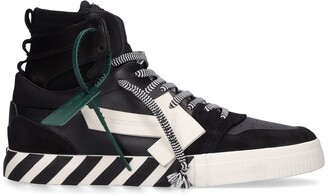 off white vulcanized high top black