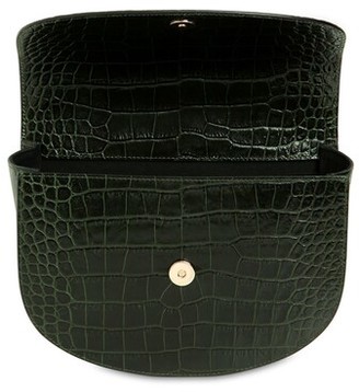 A.P.C. Sac Geneve Croc Embossed Leather Bag