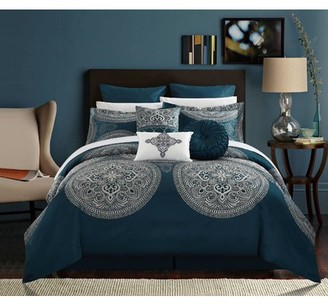 Chic Home Adana 9-Piece Jacquard Comforter Set