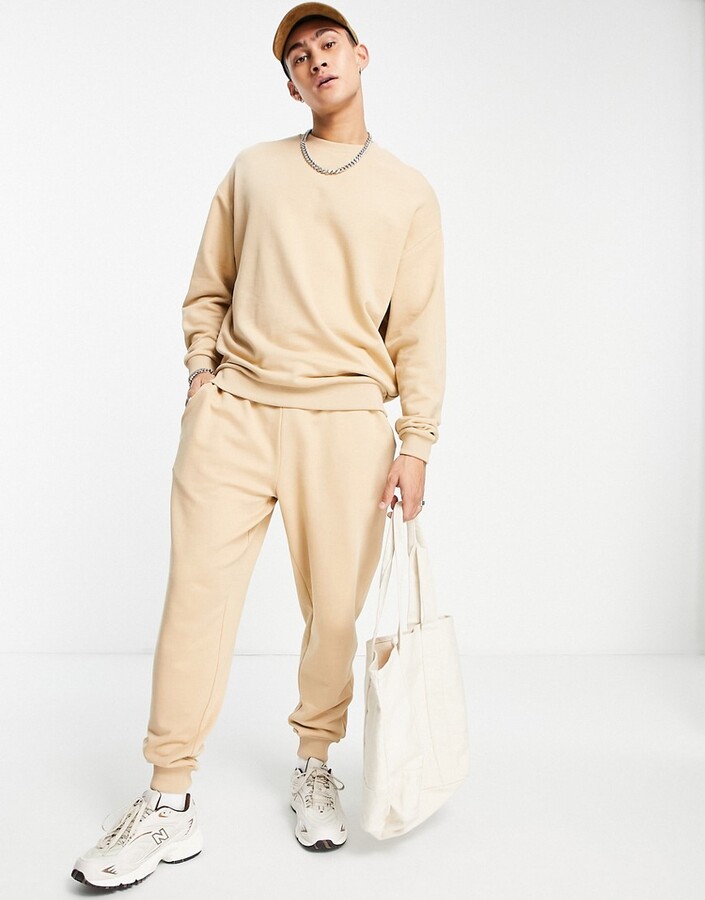 asos beige sweatshirt