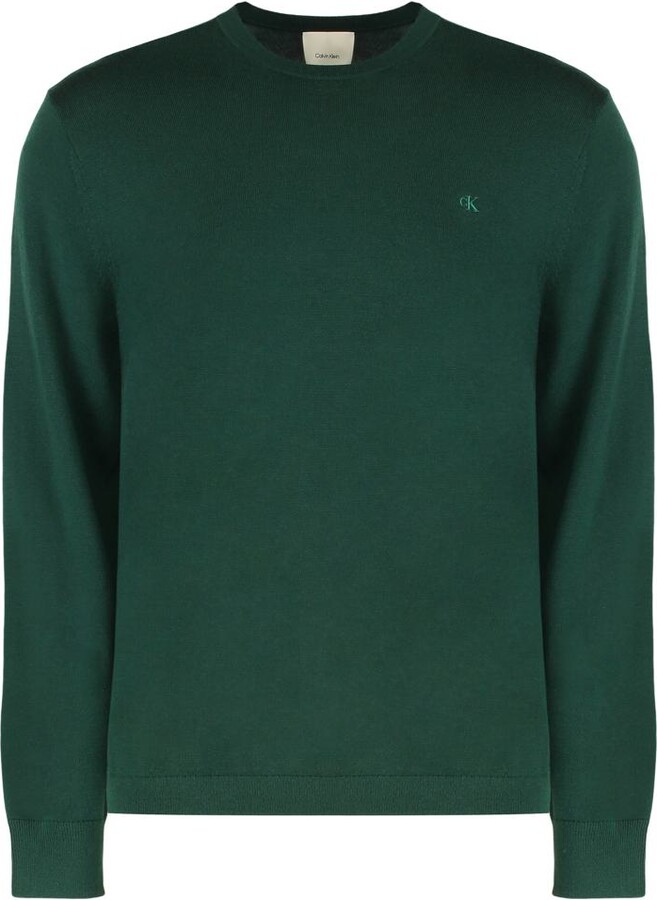 Calvin Klein Sweater With Round Neck In Wool