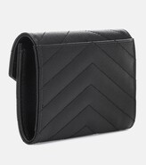 Thumbnail for your product : Saint Laurent Monogram Small leather wallet