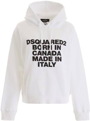DSQUARED2 Born In Canada Print Hoodie