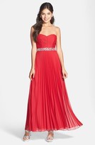 Thumbnail for your product : Speechless Pleated Gown (Juniors)