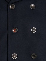 Thumbnail for your product : Junior Gaultier Wool Peacoat & Padded Nylon Vest