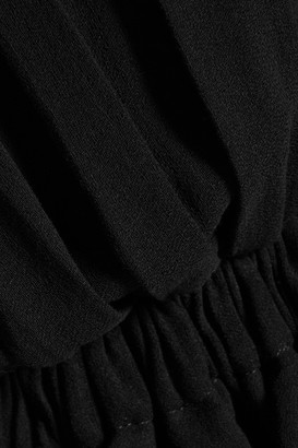 Isabel Marant Retra pleated cotton-crepe mini dress