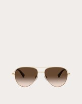 Thumbnail for your product : Valentino Pilot Metal Frame With Functional Stud Women Gold 100% Metallic Fibre OneSize