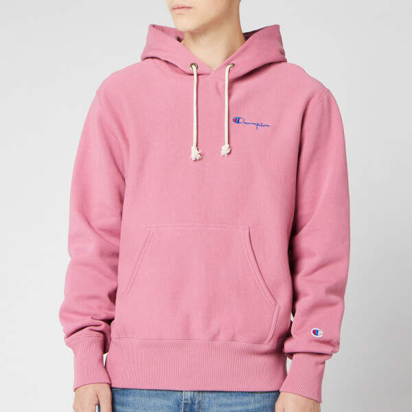 champion pink mens hoodie