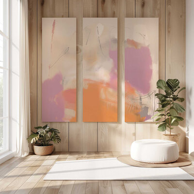 Frametolia Cotton Candy Delight v2 | 2 Panel Split Large Canvas Print | Combined