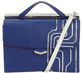 Thumbnail for your product : Fendi blue and grey leather 'Demi Jour' split shoulder bag