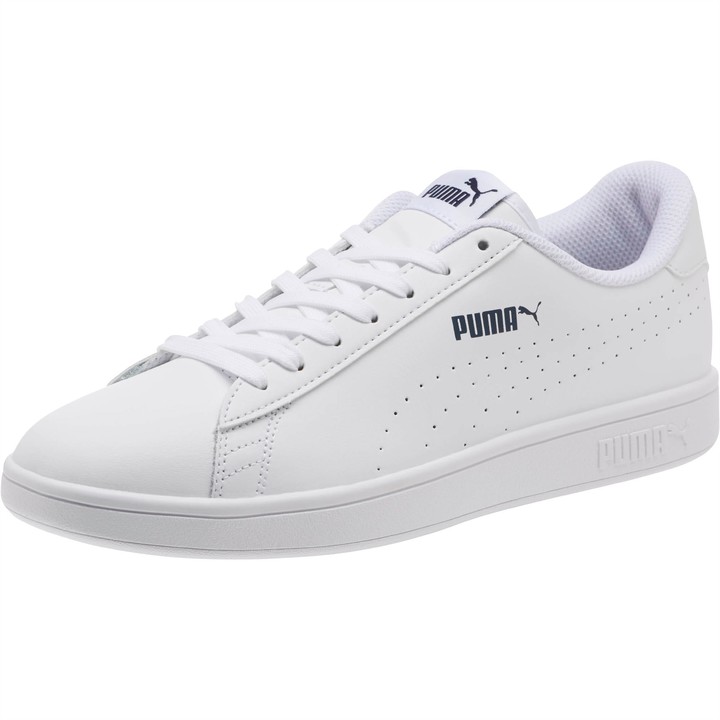 puma smash v2 leather white