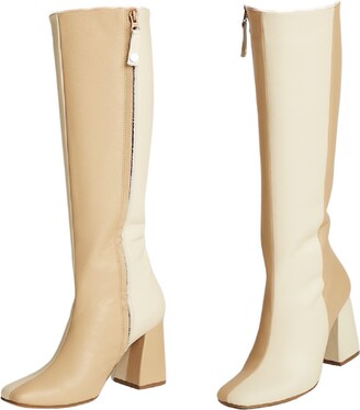 Stivali New York New Dawn Boots In Ivory/Tan Arequipe Leather - ShopStyle