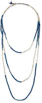 Thumbnail for your product : Nakamol Long Multi-Strand Czech Crystal Necklace, Silver