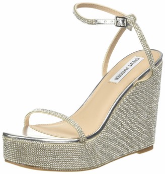 steve madden rhinestone wedge sandals