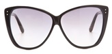 Thumbnail for your product : Linda Farrow luxe Square Cat Eye Sunglasses