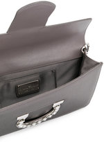 Thumbnail for your product : Ferragamo studded Gancio clutch bag
