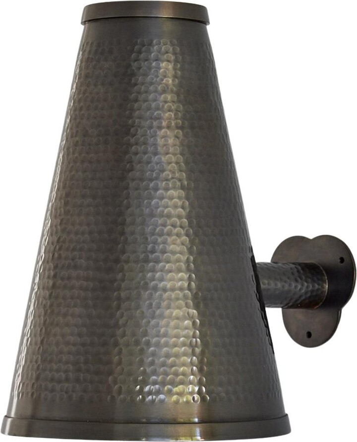 Dunlin Callot Wall Light, Weathered Brass By,