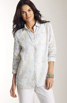 Thumbnail for your product : J. Jill Printed linen big shirt