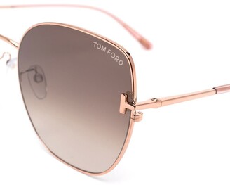 Tom Ford Eyewear Butterfly-Frame Sunglasses