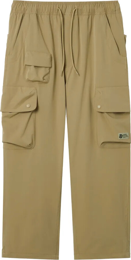 FINGERCROXX Drawstring-Waist Cargo Trousers