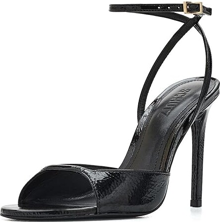 Schutz Arlette High Women's Heels Black : 8.5 M Leather