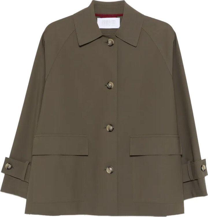 Harris Wharf London Raglan-Sleeve Scuba Jacket