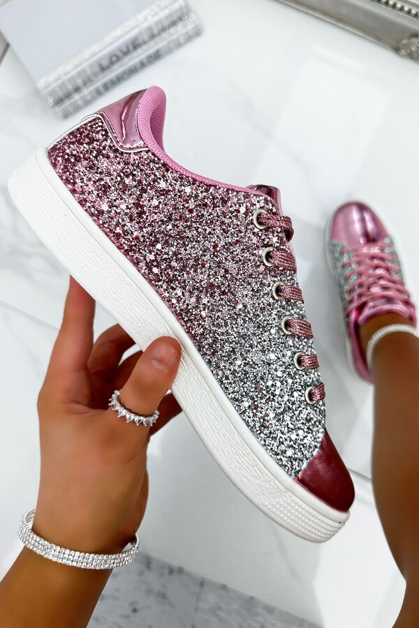 Lemonade Embellished Trainers Uk Lemonade Sparkly Crystal