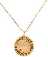 Thumbnail for your product : Me & Ro Me&Ro 10K Diamond Four Immeasurables Medallion Pendant Necklace