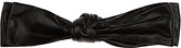 Thumbnail for your product : Saint Laurent Women's Collegienne Leather Bow Tie-BLACK