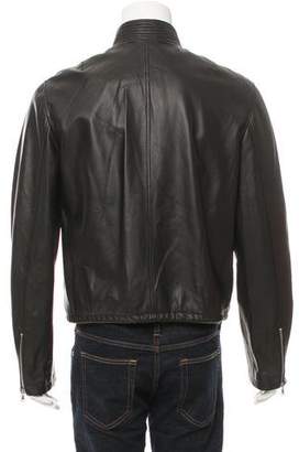 Diesel Black Gold Leather Jacket w/ Tags