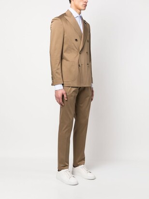 Lardini Double-Breasted Two-Piece Suit
