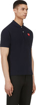 Thumbnail for your product : Comme des Garcons Play Navy Logo Appliqué Polo