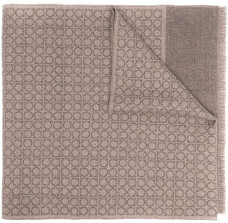 Ferragamo Gancini-pattern scarf