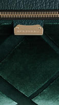Thumbnail for your product : Burberry Medium Velvet Check Clutch Bag