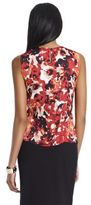 Thumbnail for your product : Jones New York Collection JONES NEW YORK Pleated Floral Print Top