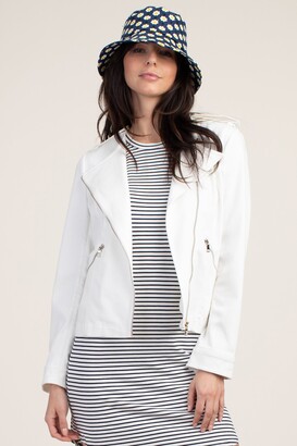 trina turk white blazer