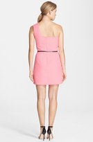 Thumbnail for your product : Victoria Beckham Victoria, One-Shoulder Jacquard Sheath Dress