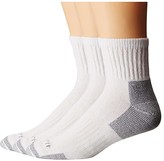 Thumbnail for your product : Carhartt Cotton Quarter Work Socks 3-Pack (Gray) Men's Quarter Length Socks Shoes