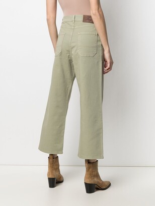 Fay Cropped Wide-Leg Jeans