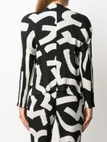 Thumbnail for your product : Issey Miyake Micro-Pleated Abstract Jacket