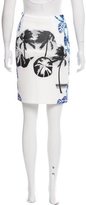Thumbnail for your product : Opening Ceremony Floral Print Knee-Length Skirt w/ Tags
