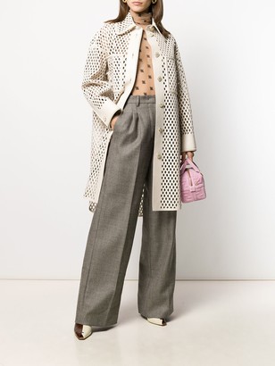 Fendi Houndstooth-Pattern Trousers