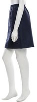 Thumbnail for your product : Miu Miu Satin Mini Skirt